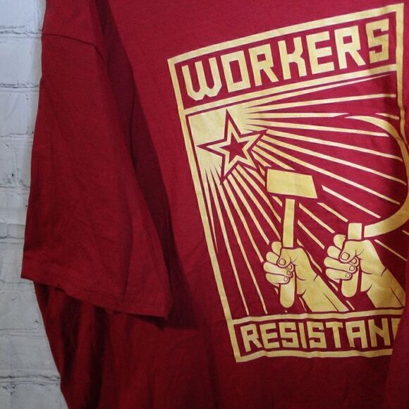 Men's WORKERS RESISTANCE Tee Large  - Picture 2 of 3